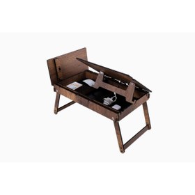 Resim Delixa Vigo Wood - BT201 Katlanır Ayaklı Laptop Çalışma Sehpası 
