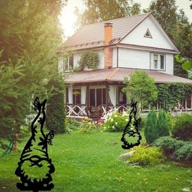 Resim Bahçe Dekor Malzemeleri Bahçe Korkuluğu Metal Bahçe Süsü 