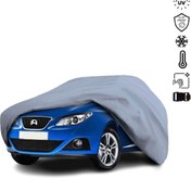 Resim Teksin Seat Ibiza 4 Hatchback (2008-2017) Araba Brandası Miflonlu Su Geçirmez Dış Ortam Araba Brandası 