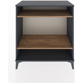 Resim Hyperion Şifonyer 2 Raflı 88x44x96 Antrasit-çam Antrasit 