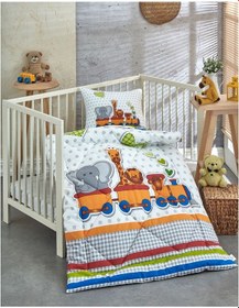 Resim Komfort Home V11 %100 Pamuklu Silikon Elyaf Bebek Yorgan Seti 