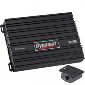 Resim patili tasarım DYNAMATX5 RK-80.4 Oto Anfi Stereo 5000 Watt 4 Kanal Bass Kontrol 