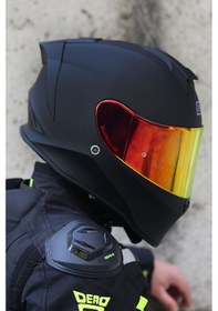 Resim Dinamo Evo Mat Siyah Kask C7 Siyah 