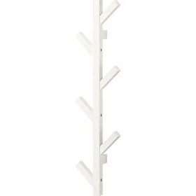 Resim IKEA Tjusig Duvar Askısı 78 Cm, Beyaz, Masif 