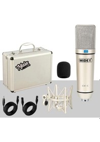 Resim Midex Functional Paket-3 Stüdyo Ekipmanları Mikrofon 4 Çıkış Ses Kartı Full Set 