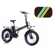 Resim Corelli BROSTER MOONER FAT BIKE ELEKTRİKLİ KATLANIR BİSİKLET 42CM HD 20 JANT 7 VİTES METALİK KAHVERE 