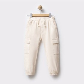 Resim Overdo Kids Erkek Çocuk Kargo Cepli Paçası Beli Lastikli Jogger Pantolon Çok Renkli 