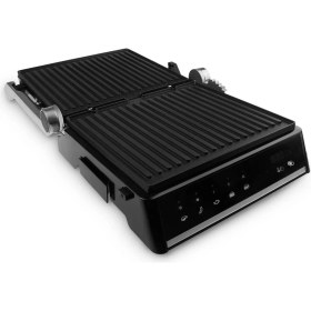 Resim Esmo Home Homend Grilliant 1341H Inox Gövdeli, Döküm Plakalı, 5 Programlı, LED Ekranlı Grill Tost Makinesi ve Izgara Makinesi 