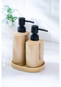 Resim Acar Jardin 3 Lü Banyo Seti - Krem Krem 