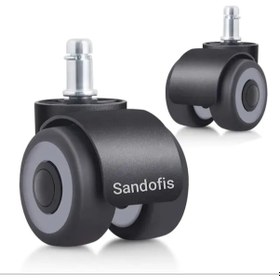 Resim Sandofis Gri-siyah A-kalite Koltuk Tekeri 