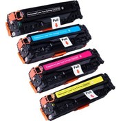 Resim Photo Print® Hp 125A-CB540A-CB541A-CB542A- CB543A Hp Color Laserjet CP1215 1 Set Muadil Toner 2200 Sayfa Renkli 