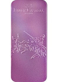 Resim Faber Castell Grip Edition Dolma Kalem-tükenmez Kalem Matal Kutu Hediye Seti Violet Glam Çok Renkli 