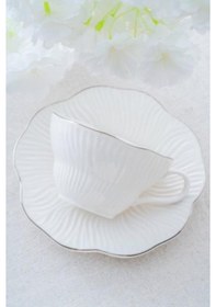 Resim Acar Toronto Gümüş 6 Kişilik Çay Fincan Takımı Porwm-06186 Gümüş 