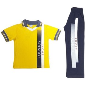Resim Toontoy Erkek Çocuk Takım Toontoy Sport Baskılı Mavi 