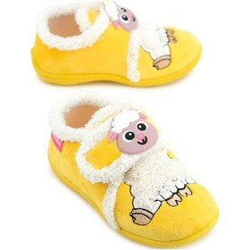 Resim Gezer Kışlık Cırtlı Ayarlanabilir Rahat İç Taban Kız Çocuk Panduf Ayakkabı Ga2kpm.03366.00.t00.b43 Sarı 