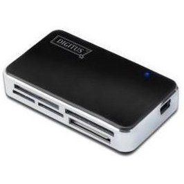 Resim Digitus All-in-One USB 2.0 Kart Okuyucusu, T-Flash bellek desteği 