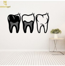 Resim Dental Tasarım Diş Metal Tablo 