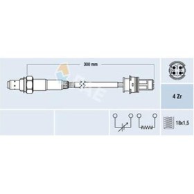 Resim Fae 11787537995 LAMBDA SENSÖRÜ BMW E87 04- FAE-77695 