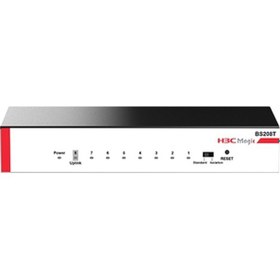 Resim H3c Magic BS208T 8 Port GigaBit 1 Port GigaBit Uplink Metal Kasa Yönetilemez Masaüstü Switch 