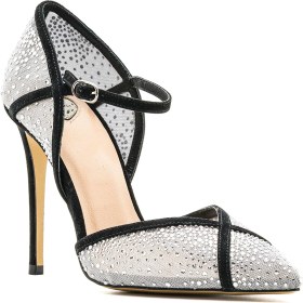 Resim Sofia Baldi Skowy Siyah/gümüş Tekstil Kadın Stiletto & Abiye 