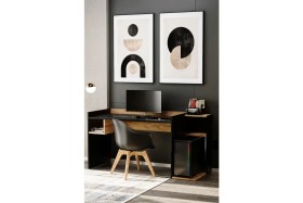 Resim Çalışma Masası 155X60CM Yan Konsollu Çalışma Masası | Masa | Oyuncu Masası | Ofis Masası | Masa 
