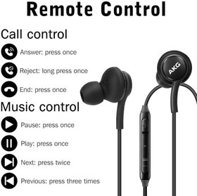 Resim UrbanX Samsung Galaxy A53 5G Örgülü Kablo için OEM 2021 Tip-C Stereo Kulaklık - Mikrofonlu - Siyah - USB-C Konektörü (ABD Versiyonu) 
