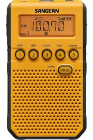 Resim Sangean DT-800YL AM/FM/NOAA Hava Durumu Uyarısı Şarj Edilebilir Cep Radyosu (Sarı) 
