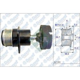 Resim Parçafoni Alternator Saft Rulman Focus I 01 04 Cmax Focus Iı Connect 1 8tdcı 