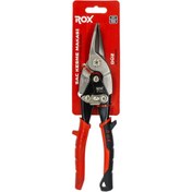 Resim Rox 0254 Mafsallı Sac Kesme Makası 10" 250mm (Düz Kesim) 