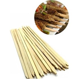 Resim Dolphin Bambu Ahşap Adana Çöp Şiş - 24 Cm. - 100'lü 3 Paket 