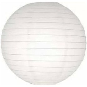 Resim Dekoratif Çin Feneri Kağıt Lamba - Beyaz - Dev Boy Renkli 