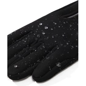 Resim Külah Kaymaz Dokunmatik Fermuarlı Eldiveni Doğa Yürüyüşü Eldiveni 