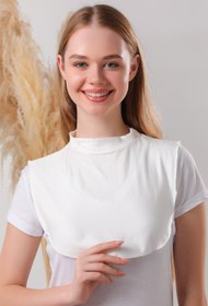 Resim Melodi Scarf Kadın Tesettür Boyunluk Ekru 