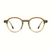 Resim Yüzük markalı, turuncu yeşil çift renkli gözlük çerçevesi, Kadınlar için ultra hafif TR90 malzeme, yüksek kaliteli iş ofisi, parti süslemesi, tatil hediyeleri, çıkarılabilir ve değiştirilebilir gözlük camları, FT1901-22 