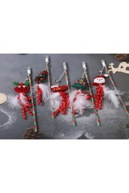 Resim Eco Lounge Yılbaşı Temalı Zilli Kedi Oyun Oltası 