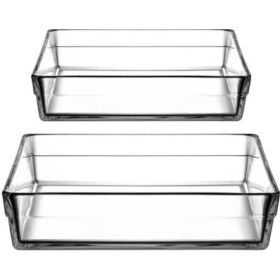 Resim Paşabahçe Premium Borcam Seti Kare Tepsi 159129 2400CC+4100CC 