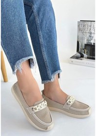 Resim Wata Bej Triko Babet Ayakkabı Bej 