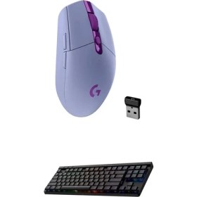 Resim Logitech G305 Lightspeed Kablosuz Oyun Mouse'u Lilac 