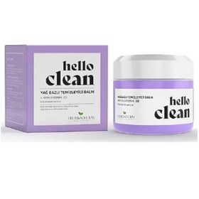 Resim Herbaderm Hello Clean Yoğun Nemlendirici + Hyaluronik 3D Yağ Bazlı Temizleyici Balm 100 ml 