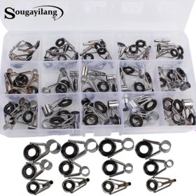 Resim Sougayilang 75 parça 15 boyutlu DIY Olta Rehberi Onarım Kiti 