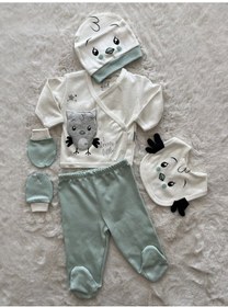 Resim 15149 Kız Deream 5'li Zıbın Set-toz Pembe Mint 