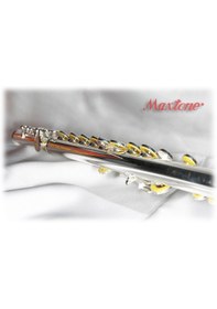 Resim Maxtone Tfc-53Se Flüt C Gümüş Kaplama Kutulu : Maxtone Flute Ke 