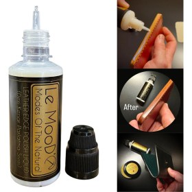 Resim İpekbazaar Le Mood'o Deri Kenar Sonlandırma ve Parlatma Sıvısı 100 ml 