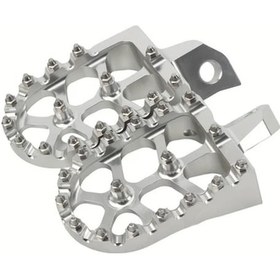 Resim Dream011 Kawasaki Kx65 Kx80 Kx85 Kx100 Kx112 Motosiklet Gümüş Ayak Dinlenme Pedalı Aksesuarı 