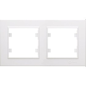 Resim Makel Karea Beyaz İkili Çerçeve 