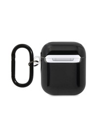 Resim Airpods Uyumlu Kılıf Bmw Lisanslı Çoklu Renkli Çizgili Çift Imd Baskı Logolu Siyah 