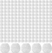 Resim Wezone Tek Kullandıkdan Atılabilir Tatuaj Mürekkebi Bardakları, Sağlıklı Kullanim İçin 200 Adet Beyaz Abs Materyal, Sabit Tabanlı 