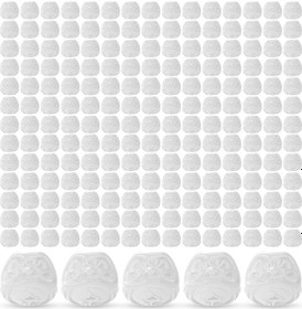 Resim Wezone Tek Kullandıkdan Atılabilir Tatuaj Mürekkebi Bardakları, Sağlıklı Kullanim İçin 200 Adet Beyaz Abs Materyal, Sabit Tabanlı 