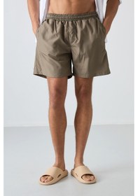 Resim Tommy Life Camel Hızlı Kuruyan Standart Fit Erkek Deniz Şortu - 81237 Camel 