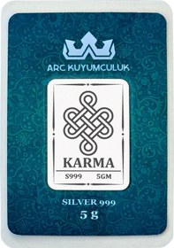 Resim Karma Temalı 999 Ayar Gümüş İle Tasarlanmış Hediyeye Özel 5 Gram Gümüş Külçesi-736 